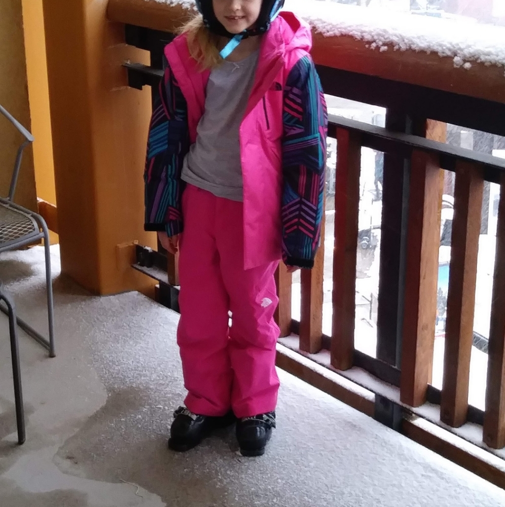 'The North Face' snow suit for girls